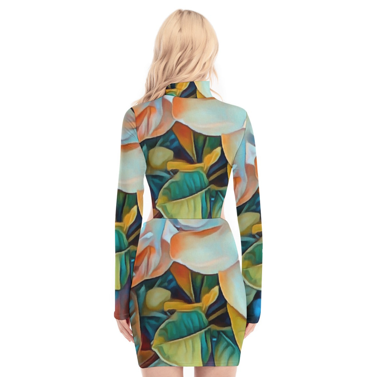 “Gardenia” Women's Waist Hollow Hip Dress