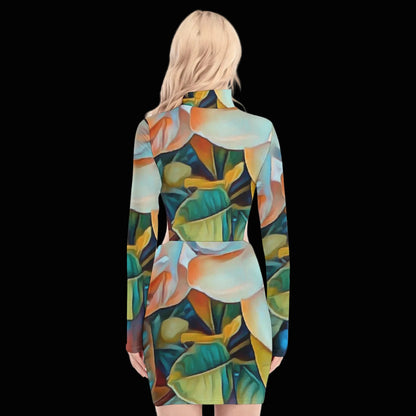 “Gardenia” Women's Waist Hollow Hip Dress