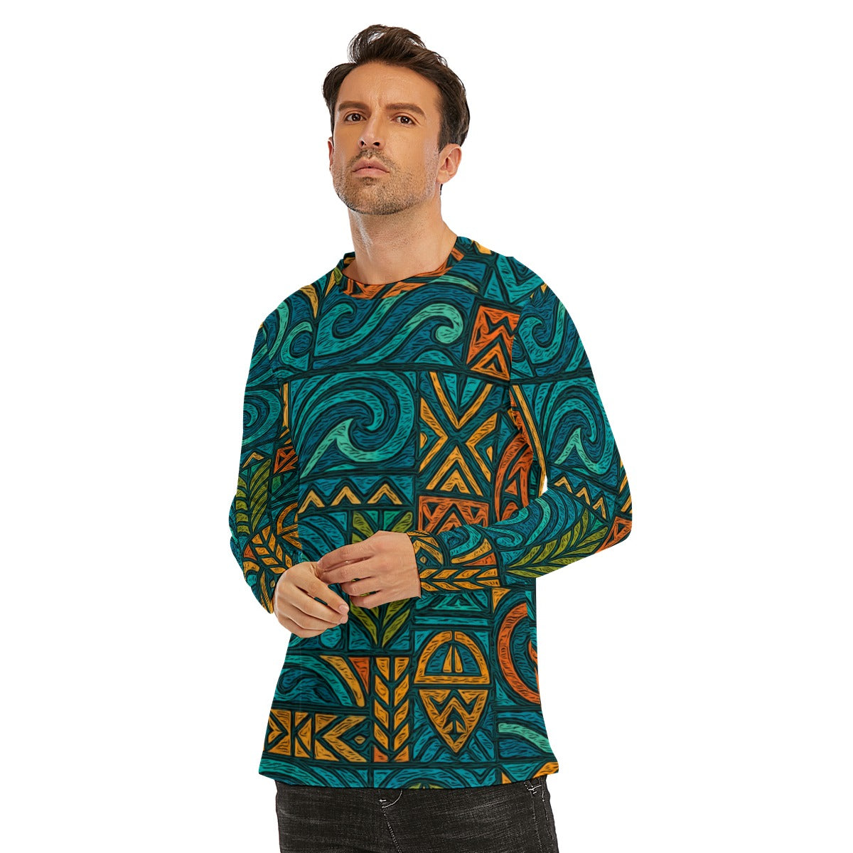 ‘Rapanui’ Long Sleeve T-Shirt | 190GSM Cotton