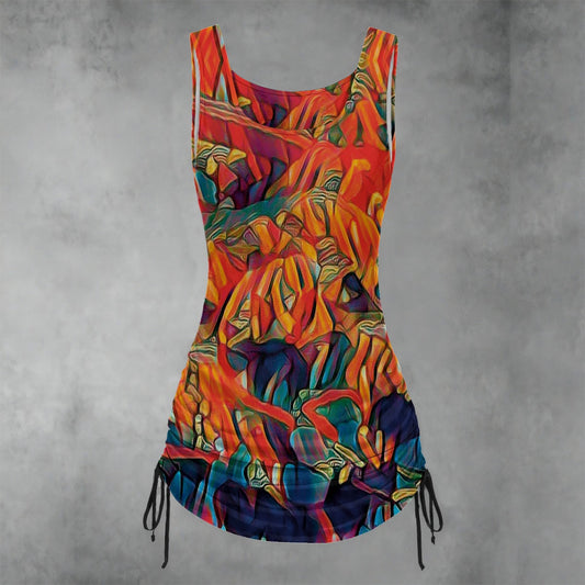 “ Chromatic Fusion Dress ” Layered Dress sets