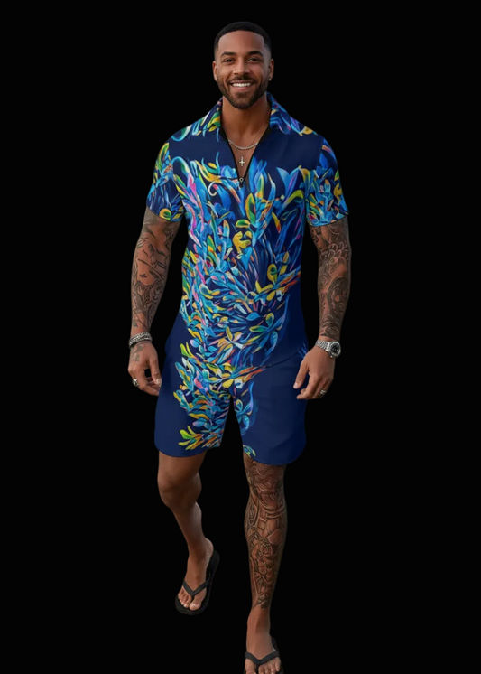 “Florina” Men's Polo Sportswear Set