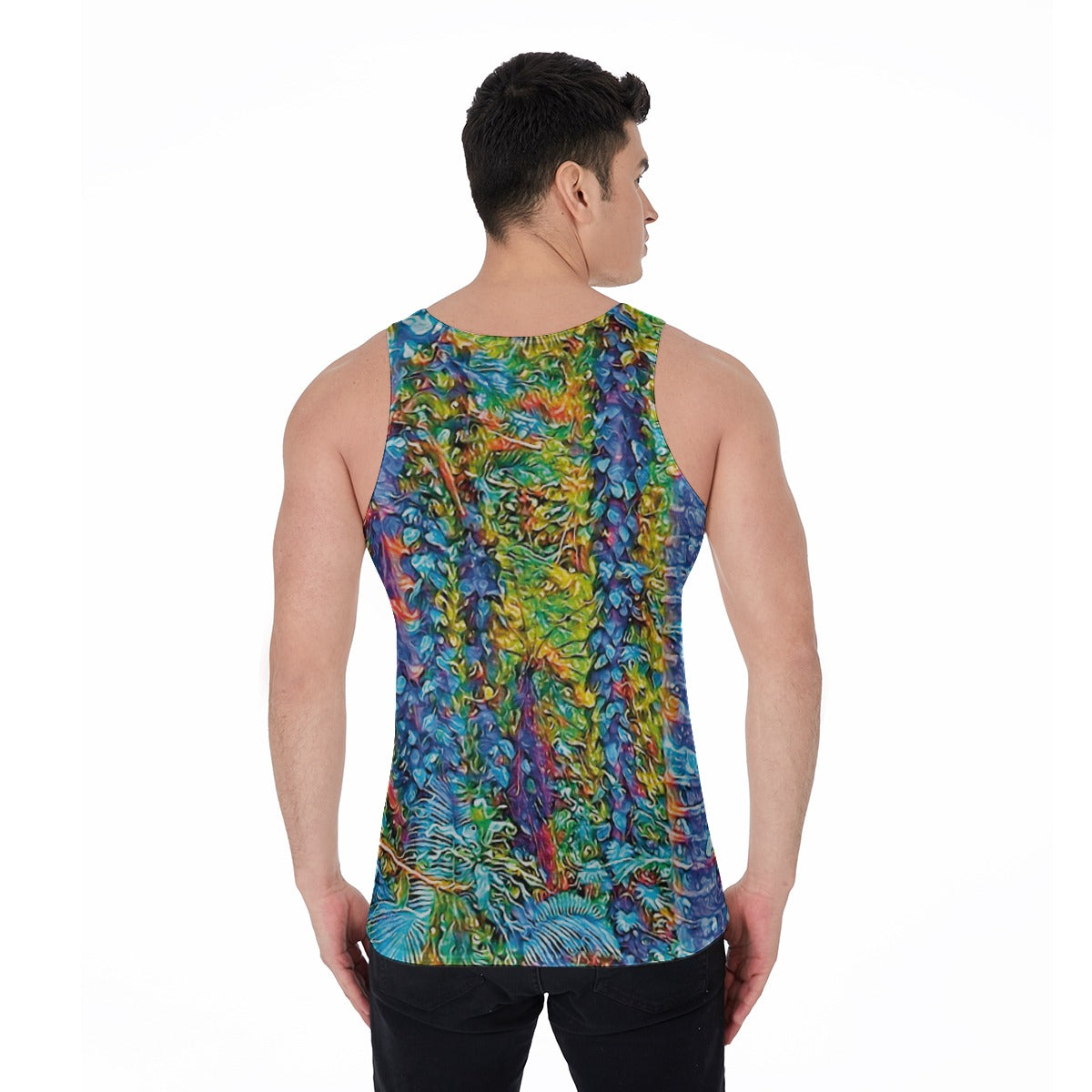 “Flouro Jungle” Men's Tank Top