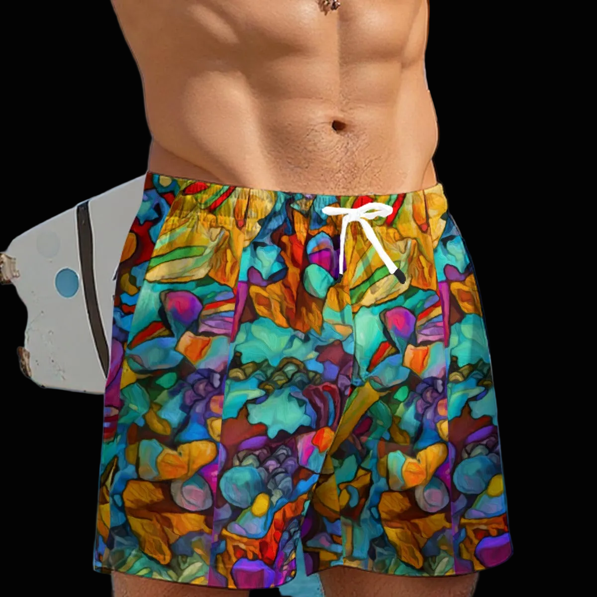 “Abundance” Men's Beach Shorts