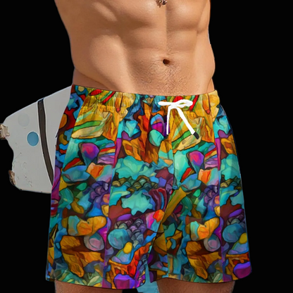 “Abundance” Men's Beach Shorts