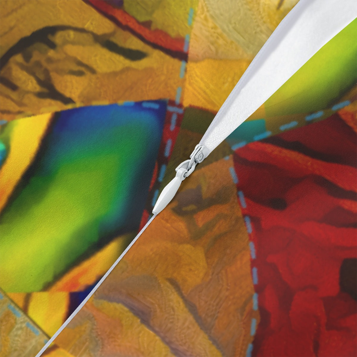 “Earthen Tessellation”  Women's Beach Perspective Chiffon Sleeveless Dress