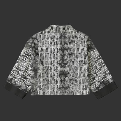 “Ashfall’ Women's Cropped Jacket | 245GSM Cotton