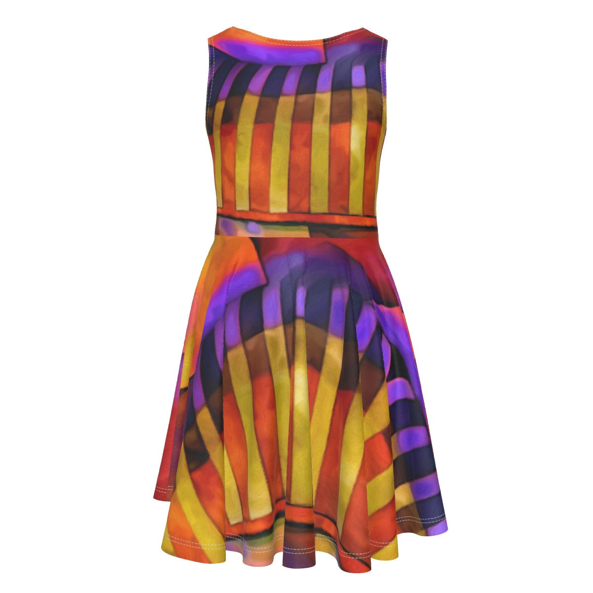 “Carnival” Kid's Sleeveless Vest Dress