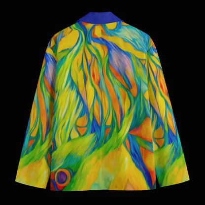 “Iridescence” Men's Casual Flat Lapel Collar Blazer