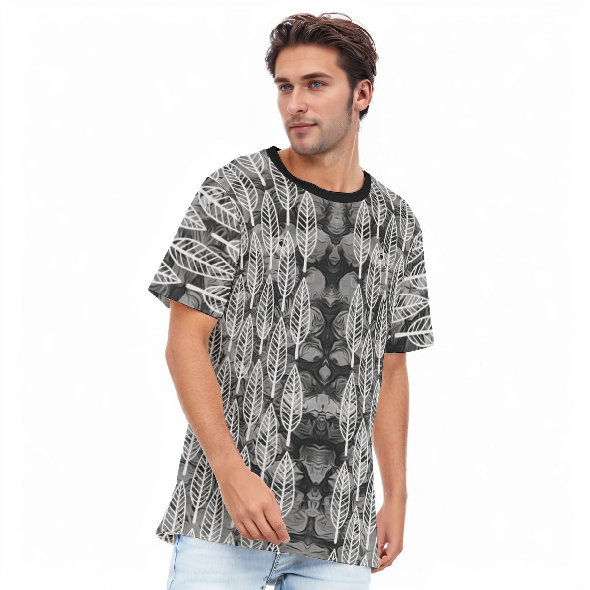 “Ashfall’ Men's O-Neck T-Shirt | 190GSM Cotton