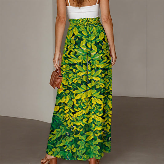 “Hedge” Women's Ruffled Wide-Leg Pants