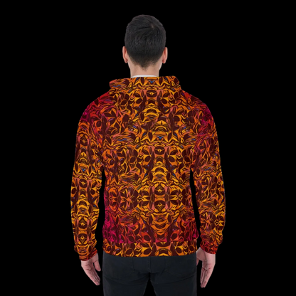 “Tribal Sunset”  Zip Up Hoodie With Pocket