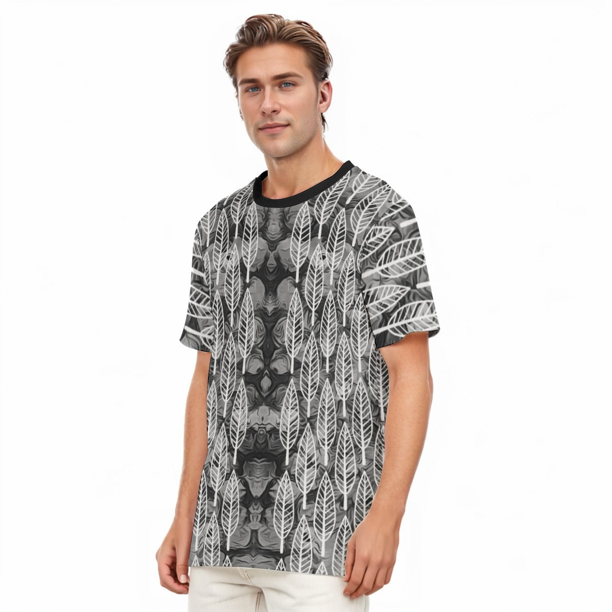 “Ashfall’ Men's O-Neck T-Shirt | 190GSM Cotton