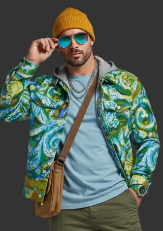 “Arcadia” Unisex Lapel Jacket | 245GSM Cotton