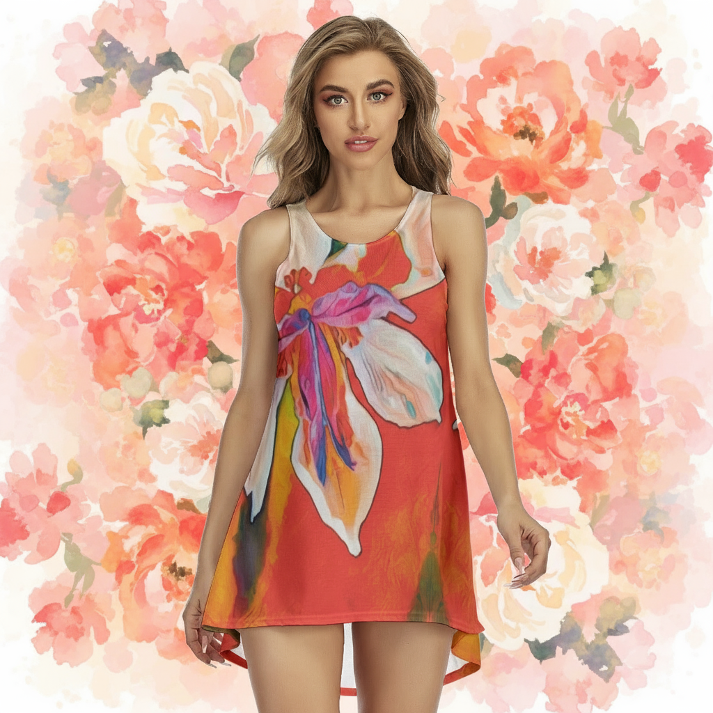 “Dietes”  Women's Casual Sleeveless Dress