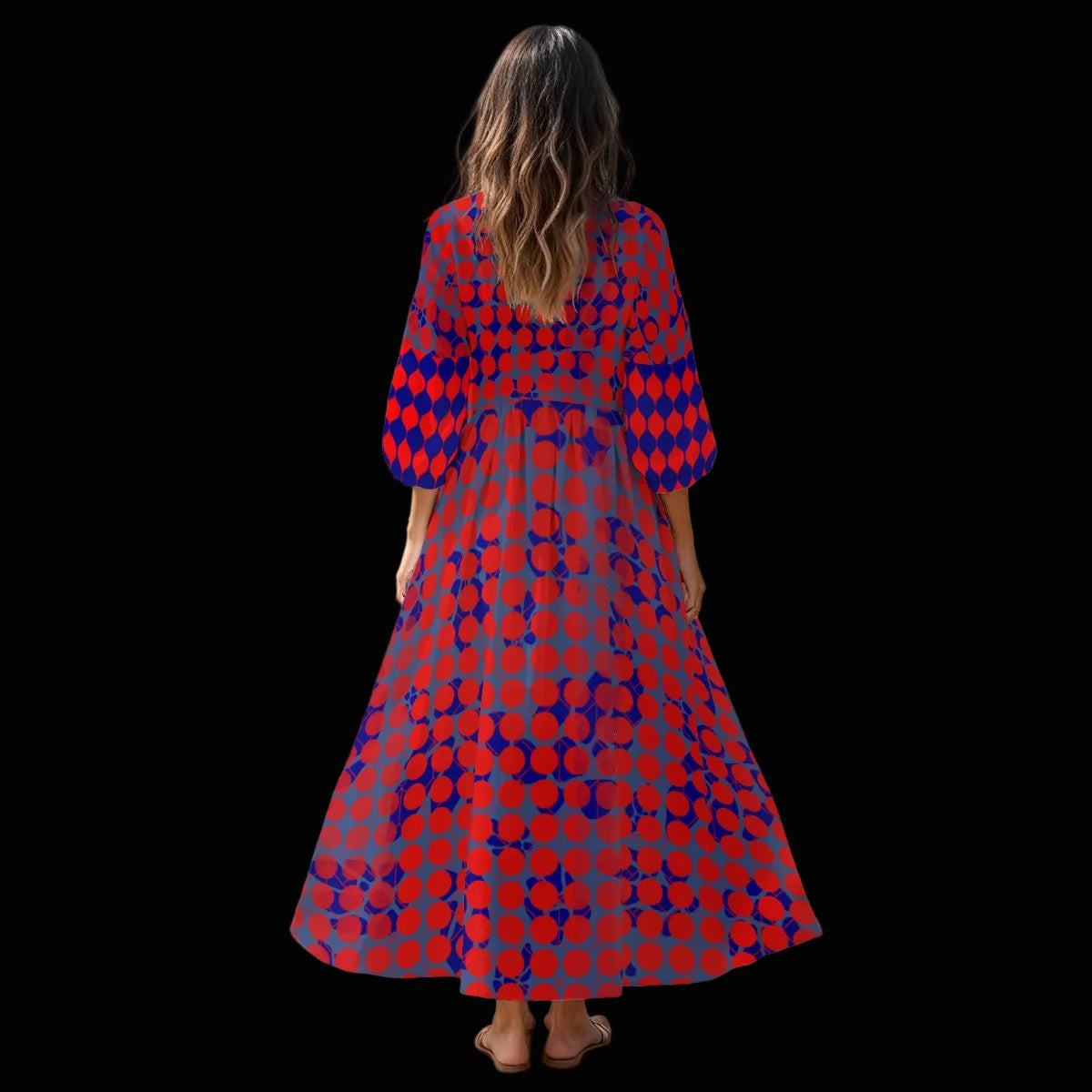 “Selene” Women's Long Sleeve Dress