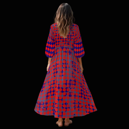 “Selene” Women's Long Sleeve Dress