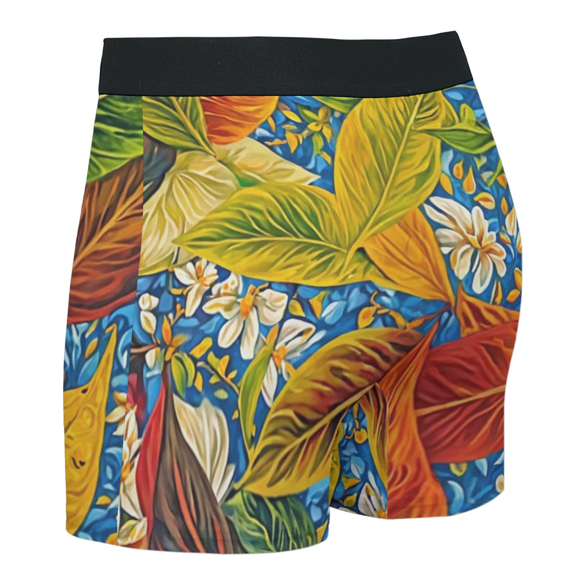 “Botanical Rhapsody” Men's Stretch Boxer Briefs