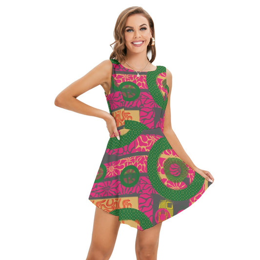 “Neo-retro” Women's Tank Top Dress