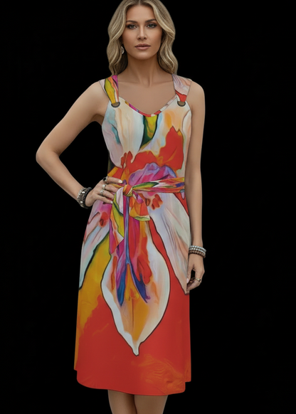 “Dietes” Hoop Suspender Dress