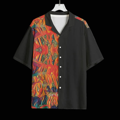 “Chromatic Fusion”  Hawaiian Rayon Shirt | 115GSM Rayon