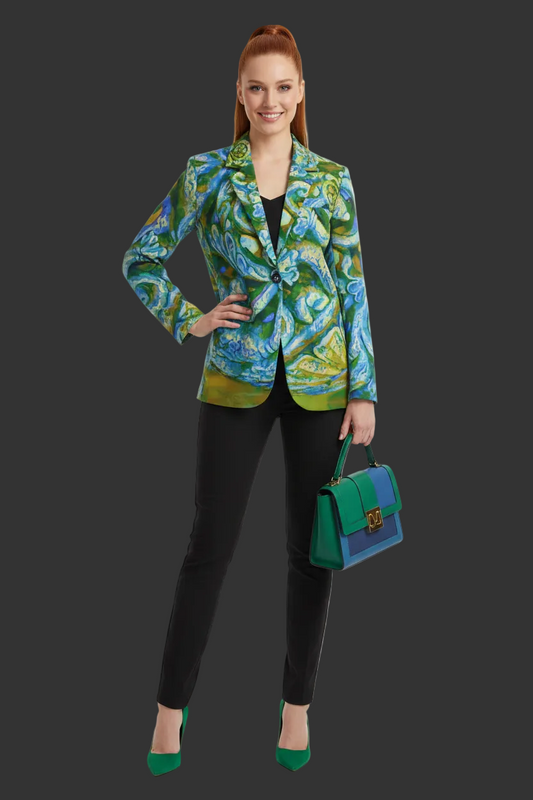 “Arcadia” Women's Leisure Blazer | 245GSM Cotton