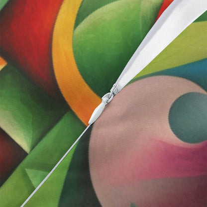 “Fruit Salad” Women's Beach Perspective Chiffon Sleeveless Dress