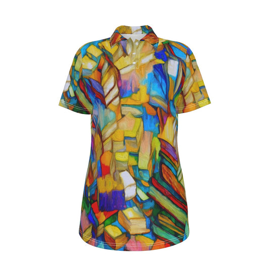 “Colour Block”  Women's UV Protection POLO Shirt