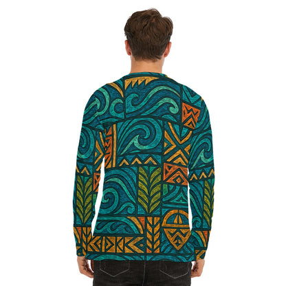 ‘Rapanui’ Long Sleeve T-Shirt | 190GSM Cotton