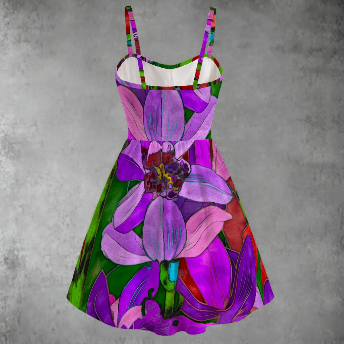 “Fantasia”  Women's Spaghetti Strap Dress