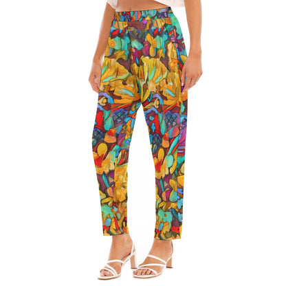 “Abundance” Women's Loose Straight-leg Pants