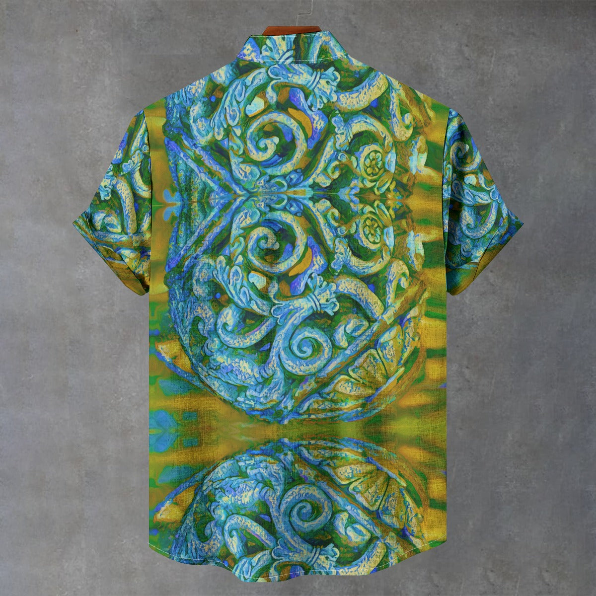 “Arcadia” Men's Stand Collar Shirt|115GSM Cotton poplin