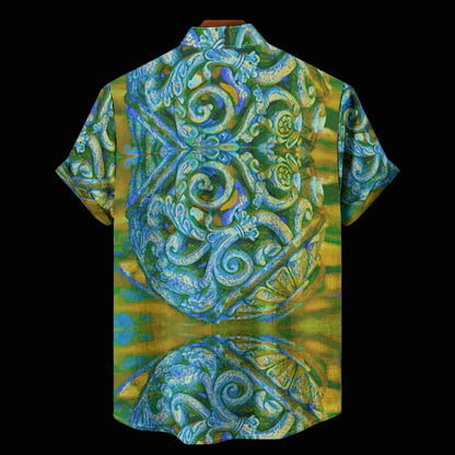 “Arcadia” Men's Stand Collar Shirt|115GSM Cotton poplin