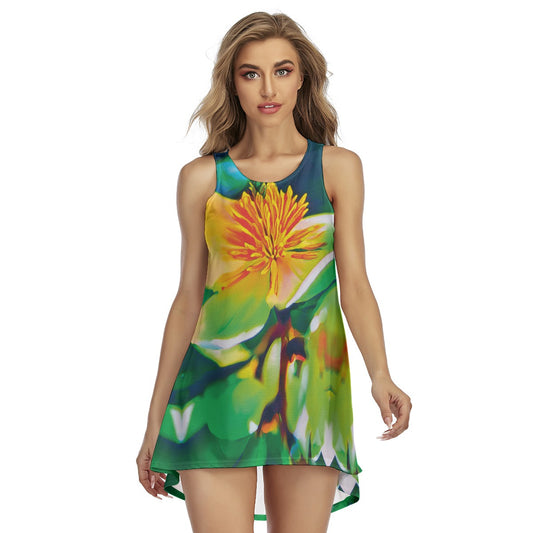 “Magnolia” Women's Casual Sleeveless Dress