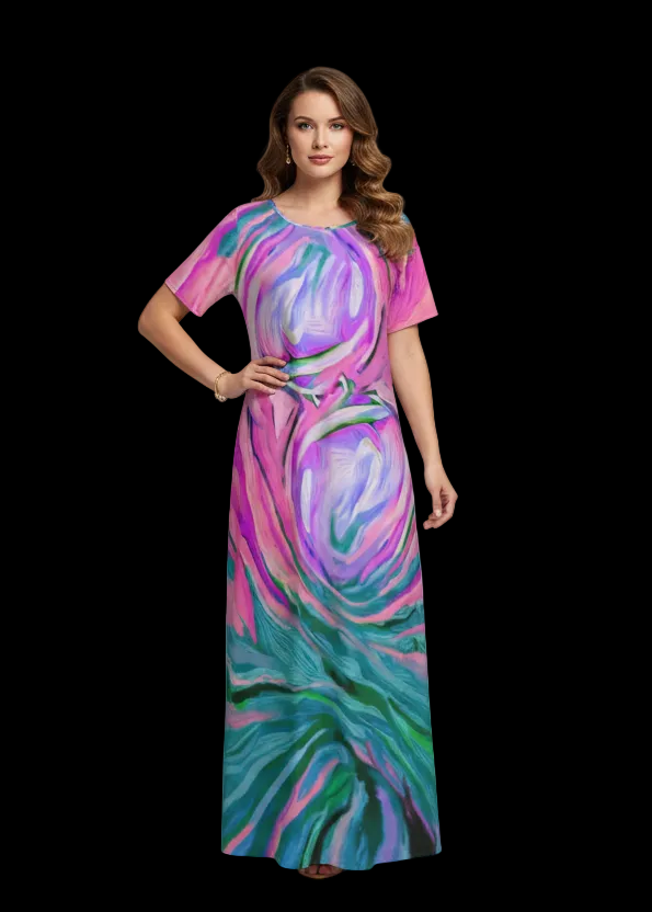 “Noosa” Women's Long Dress With Pocket