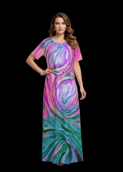 “Noosa” Women's Long Dress With Pocket