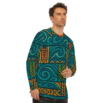 ‘Rapanui’ Long Sleeve T-Shirt | 190GSM Cotton