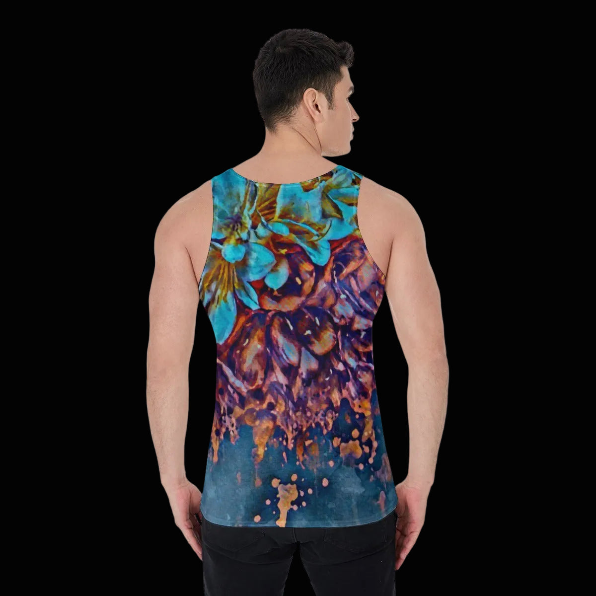 “Blue Clivea”  Men's Tank Top